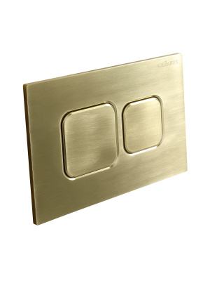 Кнопка смыва CEZARES PN2-BTN-BORO Брашированное золото/сталь фото в интернет-магазине Русалия