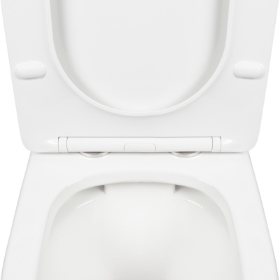 BOND F01-00 Унитаз напольный безободковый с сиденьем микролифт фото в интернет-магазине Русалия