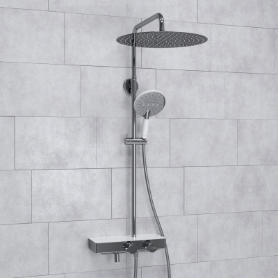 A113.117.059.CH Thermo Душевой комплект с термостатическим смесителем Wasserkraft фото в интернет-магазине Русалия