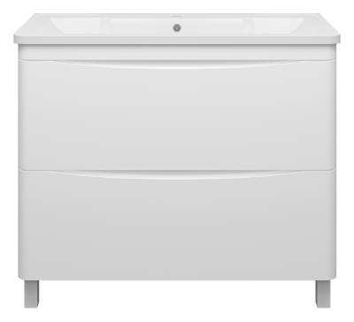 Тумба Атлантик 100 с раковиной Misty Атлантик 100 Misty фото в интернет-магазине Русалия