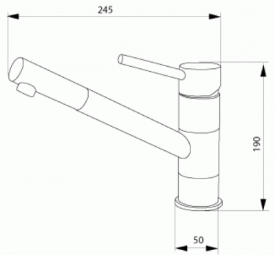 Смеситель для кухни Largenta VR.LGT-1882.CR Veragio фото в интернет-магазине Русалия