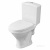 Унитаз - компакт с сиденьем Вест белый 1.P201.8.S00.00B.F Santeri фото в интернет-магазине Русалия
