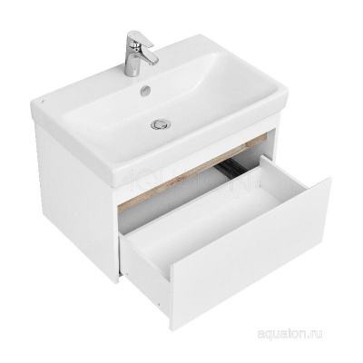 Тумба под раковину AQUATON Марти 70 ясень шимо 1A267501MY010 фото в интернет-магазине Русалия