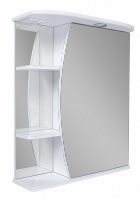 Зеркальный шкаф Луна 55 правый Э-Лун02055-01СвП Misty фото в интернет-магазине Русалия