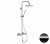 Душевая система термостатическая Remer EQ32X7MMM20CFP, черный брашированный хром фото в интернет-магазине Русалия