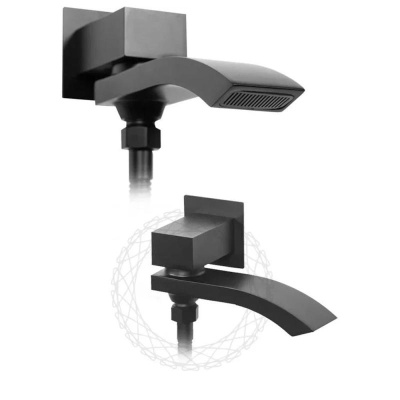 Душевая система встраиваемая FILARETE Waterfall FL1012BL, черный фото в интернет-магазине Русалия