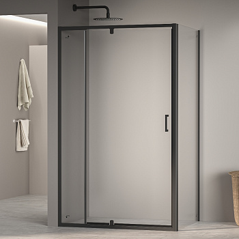 Душевой уголок RGW PA-078B (RGW PA-008B + Z-050-2B) 110х110, стекло - прозрачное, профиль черный фото в интернет-магазине Русалия