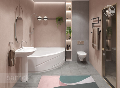 Раковина Santek Бореаль 60 отверстие под смеситель 1WH110484 фото в интернет-магазине Русалия