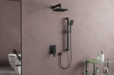 Встроенная душевая система RUSH Thira (TR3635-41Black) фото в интернет-магазине Русалия