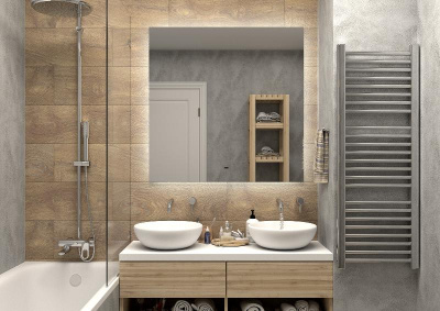 Зеркало Нембус 1000x1000 НЕМ-02-100/100-14 Misty фото в интернет-магазине Русалия