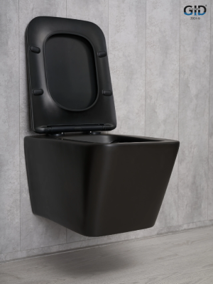 Унитаз подвесной Gid Tr2144Bm 62225Y черный матовый 52x36x33.5 фото в интернет-магазине Русалия