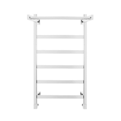 Водяной полотенцесушитель Квадро Плюс с полкой П6 500х800, хром Domoterm фото в интернет-магазине Русалия