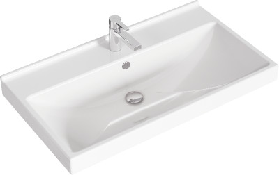 Подвесная тумба 80  Urban белый URB0108W + умывальник Фест 800 FST80SLWB01 Aqwella фото в интернет-магазине Русалия