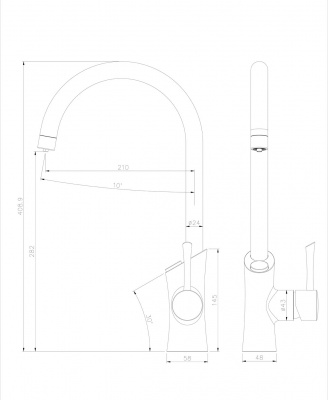 Смеситель для кухни под фильтр Comfort LM3072C Lemark фото в интернет-магазине Русалия
