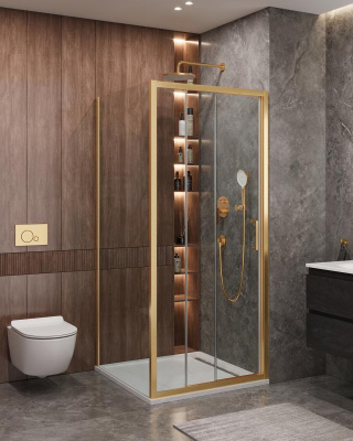 Душевой уголок CEZARES MOLVENO-AF-31-90-C-BORO-IV фото в интернет-магазине Русалия