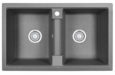 Кухонная мойка GRANULA (8101, ГРАФИТ ) фото в интернет-магазине Русалия