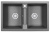Кухонная мойка GRANULA (8101, ГРАФИТ ) фото в интернет-магазине Русалия