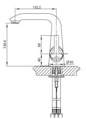 Смеситель для умывальника Waterfall F173107C Bravat фото в интернет-магазине Русалия