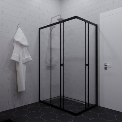 Душевой уголок "Вента-Блэк" 120х90, прямоуг (1 место) Щ0000074411 Triton фото в интернет-магазине Русалия