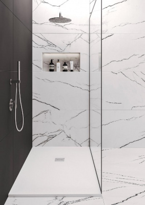 Душевой поддон, SOLID 140х80 WHITE MATT, SOLID фото в интернет-магазине Русалия