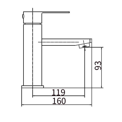 Смеситель для раковины FASHUN (A51102-7) фото в интернет-магазине Русалия