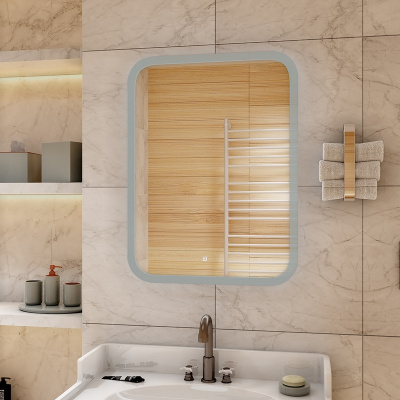 Зеркало с подсветкой Glamour 700x800 ЗЛП4336 Continent фото в интернет-магазине Русалия