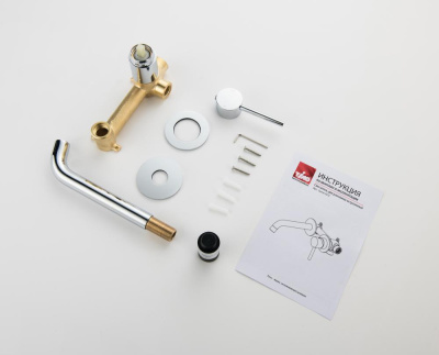 Смеситель для раковины встроенный Timo Saona хром (2372/00SM) фото в интернет-магазине Русалия