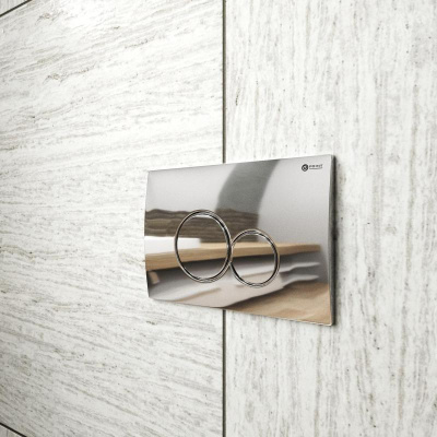 Клавиша смыва Виктория PN44061C хром Point фото в интернет-магазине Русалия