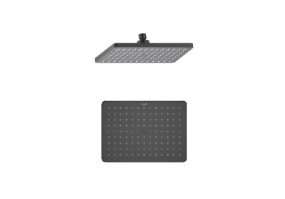 Прямоугольный верхний душ 260*188*68 мм AQUATEK, матовый черный AQ2087MB фото в интернет-магазине Русалия