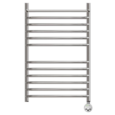 Полотенцесушитель электрический Point Альфа PN05158SPE П11 500x800 с полкой левый/правый, хром фото в интернет-магазине Русалия