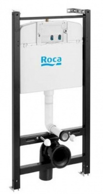 Комплект инсталляция с кнопкой и подвесной унитаз Meridian Compacto 893104110 Roca фото в интернет-магазине Русалия