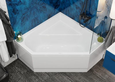 Акриловая ванна VAGNERPLAST CAVALLO CORNER 140x140 VPBA140CAV3X-04 фото в интернет-магазине Русалия
