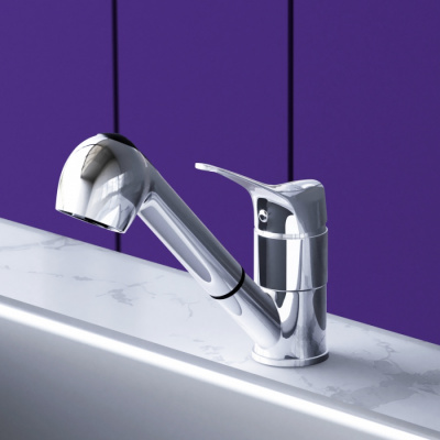 D5000000 Ultra смеситель для кухни с вытяжным изливом фото в интернет-магазине Русалия