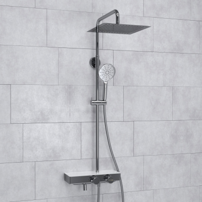 A113.118.127.CH Thermo Душевой комплект с термостатическим смесителем Wasserkraft фото в интернет-магазине Русалия