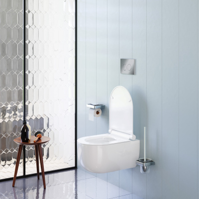 DX36C1701SC Scandinavian Pure подвесной унитаз без ободка с сиденьем микролифт фото в интернет-магазине Русалия