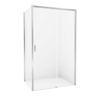 Душевое ограждение NEW TRENDY PRIME 160x100x200 D-0311A/D-0125B (хром) фото в интернет-магазине Русалия