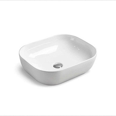 Раковина керамическая Vincea VBS-101, 500*400*140, накладная, цвет белый фото в интернет-магазине Русалия