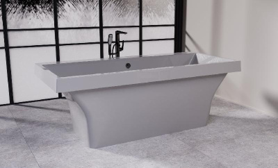 Ванна КАПРИ пустая, литой мрамор 1800х800 01010034 Astra-Form фото в интернет-магазине Русалия