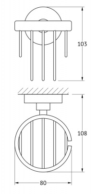Держатель освежителя воздуха HAR 050 Harmonie Artwelle фото в интернет-магазине Русалия