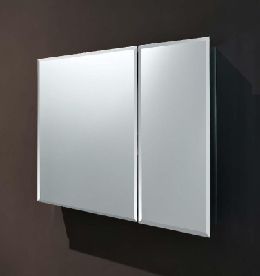 Шкаф зеркало для ванной Aquatek AQ7608-MC прямоугольное, 636*660*134 фото в интернет-магазине Русалия