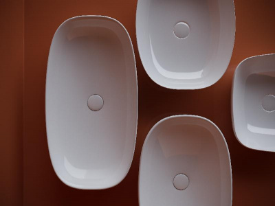 Умывальник чаша накладная овальная Element 700*375*140мм CN5040 Ceramica Nova фото в интернет-магазине Русалия