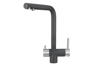 Смеситель для кухни GRANULA (2305, ГРАФИТ) фото в интернет-магазине Русалия