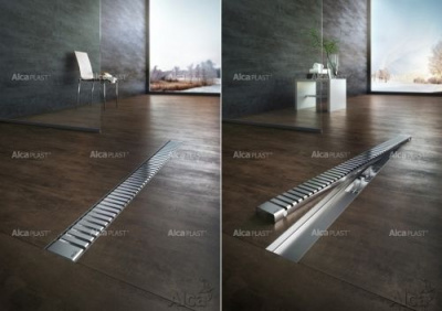 Решетка для водоотводящего желоба LINE-750L Alcaplast фото в интернет-магазине Русалия