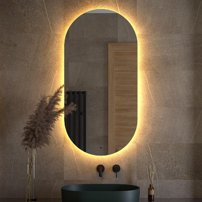 Зеркало с LED-подсветкой настенное OPTI DEFESTO 60x120 см, DF 2916R фото в интернет-магазине Русалия