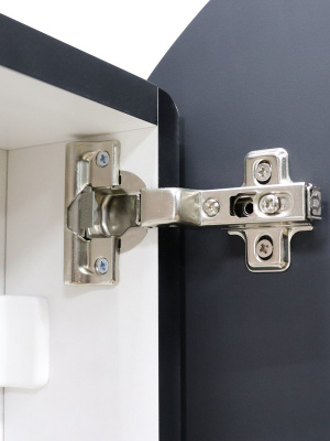 Зеркальный шкаф Torneo Black d600 оборачиваемая модель МВК068 Continent фото в интернет-магазине Русалия