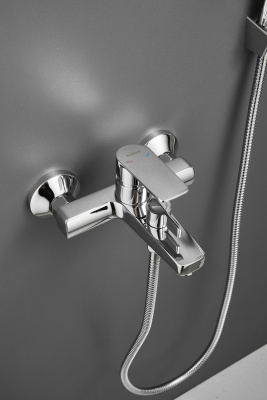 Смеситель для ванны HAIBA цвет: хром (HB60719) фото в интернет-магазине Русалия