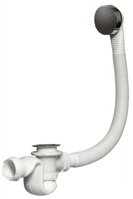 Слив-перелив полу-автоматический для ванны A63086 Lorena Cersanit фото в интернет-магазине Русалия