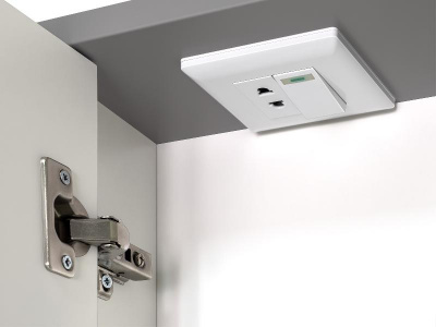 Зеркальный шкаф Balaton 90 левый (комбинированный) BAL-04090-01-01Л Brevita фото в интернет-магазине Русалия