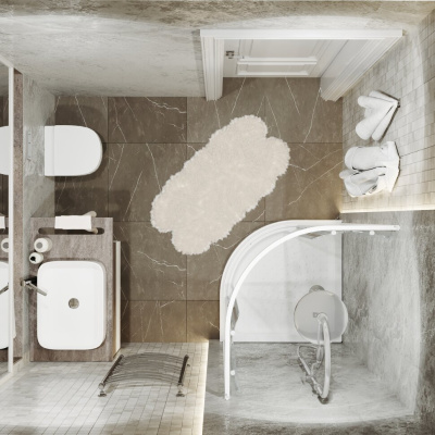 Душевой уголок Полосы 90*90 А (3 места+сифон D90) Тритон Щ0000061805 фото в интернет-магазине Русалия