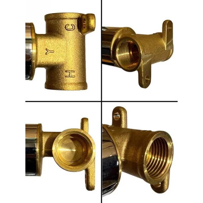 Гигиенический душ со смесителем встраиваемый FILARETE Roun FL100BL, черный фото в интернет-магазине Русалия